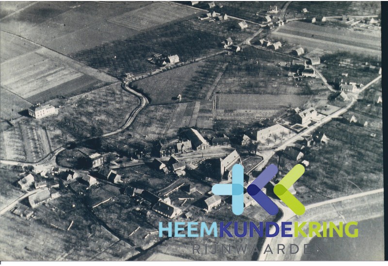 Pannerden Luchtfoto na de oorlog.